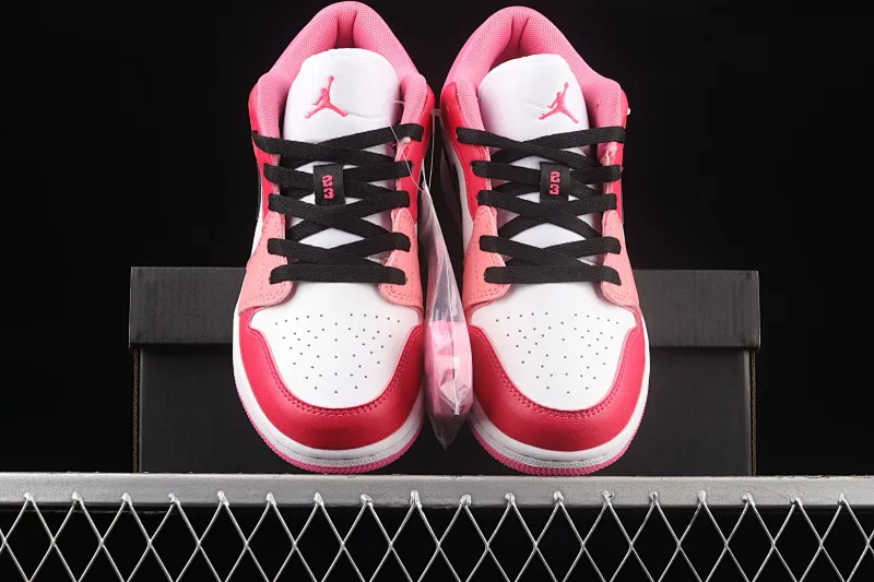 All categories Air Jordan Jordan series basketball shoes Air Jordan 1 Low Air Jordan 1 Low AJ1 Joe 1 white and pink low-top cultural basketball shoes 553560-162
